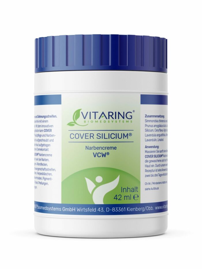 COVER SILICIUM® VCW® Narbencreme, Drehkruke 42 ml, VEGAN, jetzt 42 ml statt 28 ml.